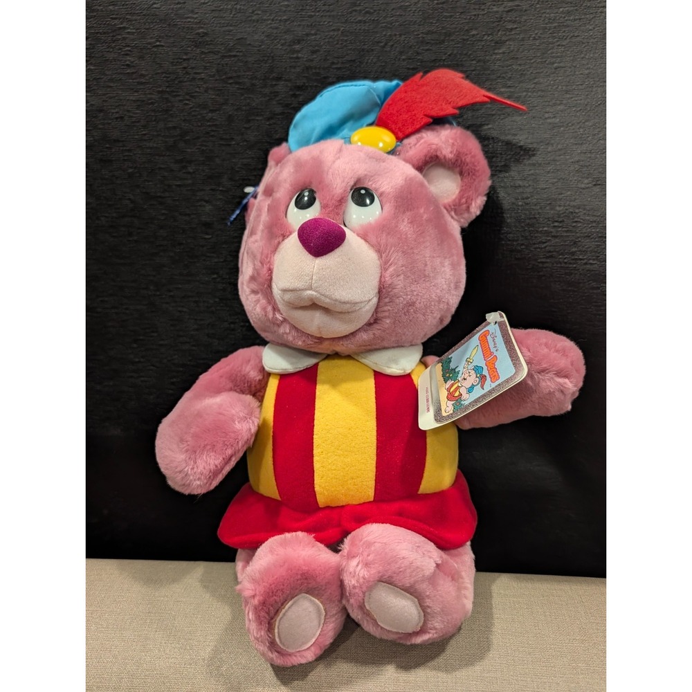 Vintage Disney Gummi Bears Applause 14" Plush "Cubbi Gummi" W/Tags 1985
